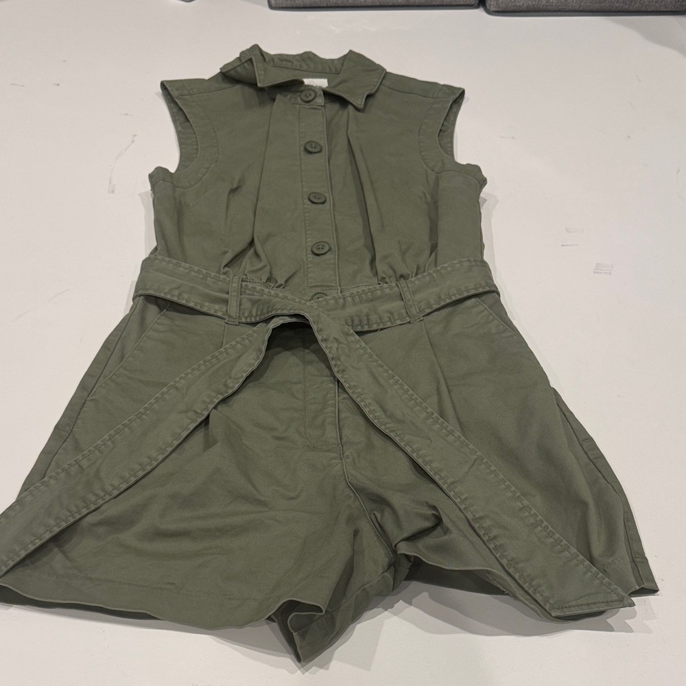 Abercrombie & Fitch Olive Green Romper